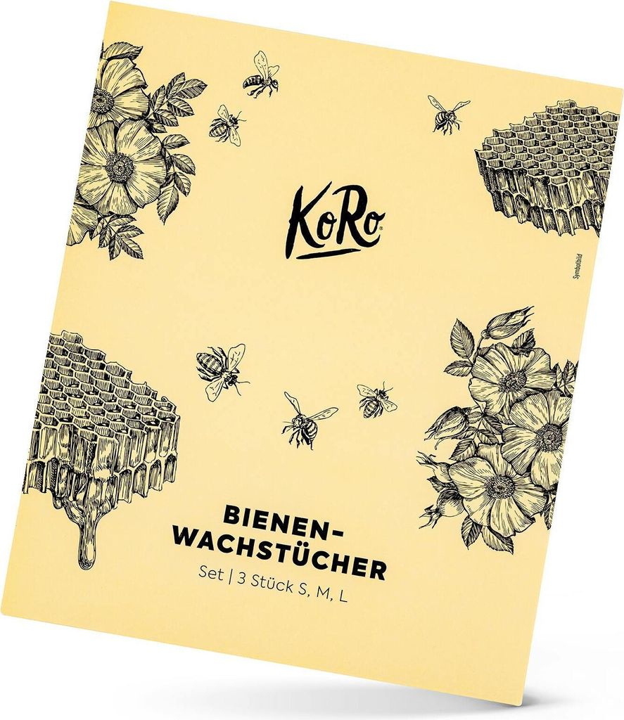 KoRo | Bienenwachstücher 3 Stück Produktbild 