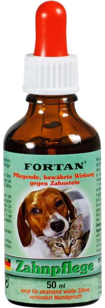 FORTAN pielęgnacja zębów dla psów i kotów, roztwór 50 ml Zdjęcie produktu 