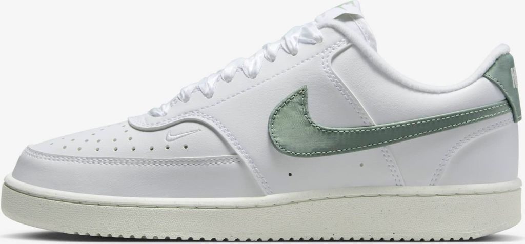 Nike Court Vision Low "White Sail Jade Horizon" Weiß/Grün, Größe: 44,5
