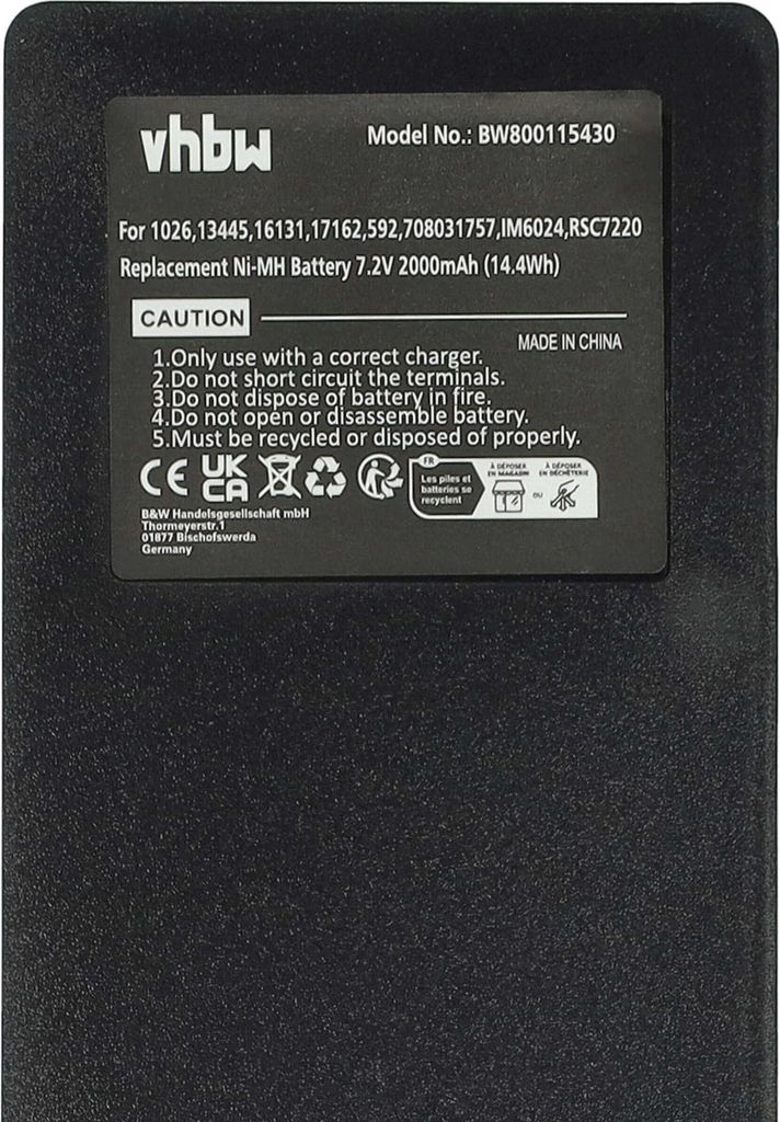 vhbw Akku kompatibel mit Palfinger EEA2512, 960, 790, 590, Produktbild 5