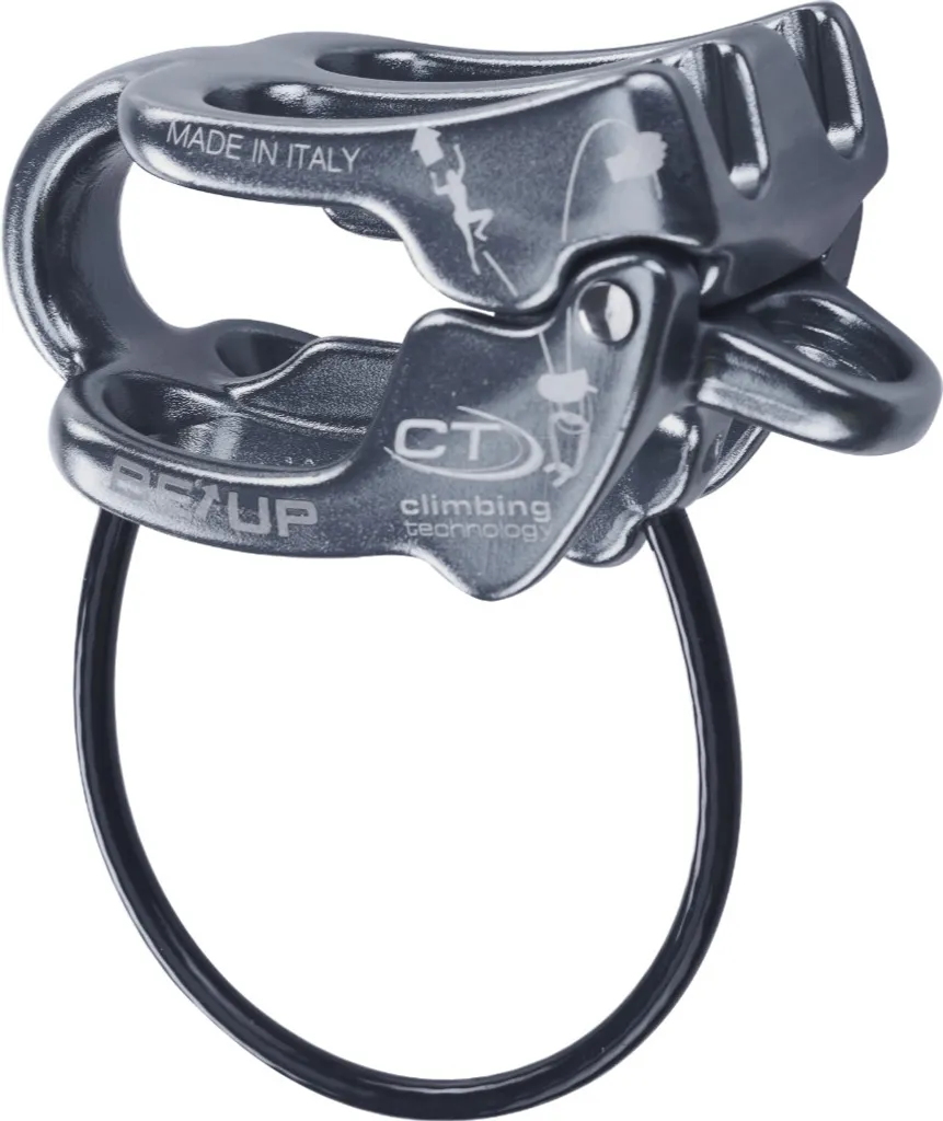 Be Up Climbing Technology Gris - Assureur Léger avec Système de Freinage V