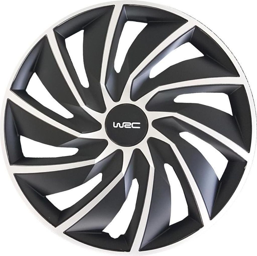 15" Zoll Radkappen Schwarz Silber Radzierblenden Radblenden Produktbild 
