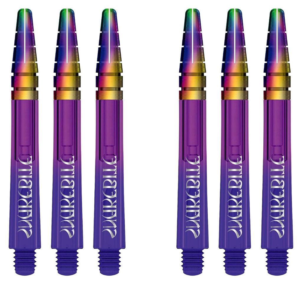 Peter Wright Snakebite Nitrotech Violett Ionic Dart-Schäfte - 2 Sätze pro Packung (insgesamt 6 Schäfte)