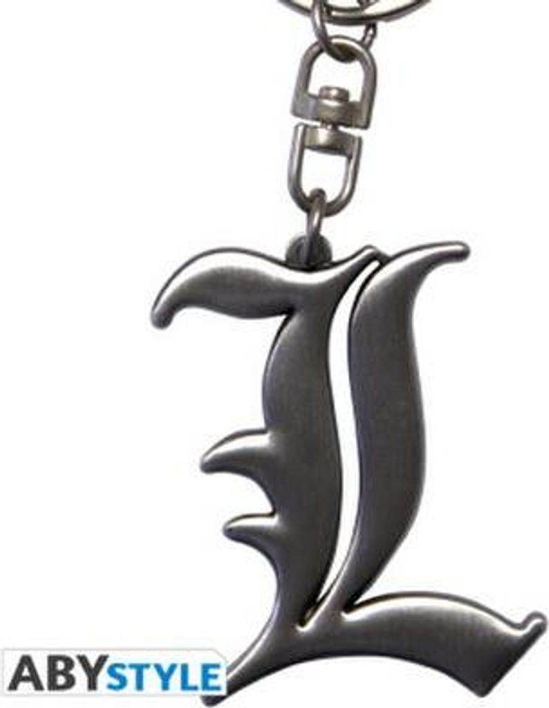 DEATH NOTE - Keychain 3D L Symbol
