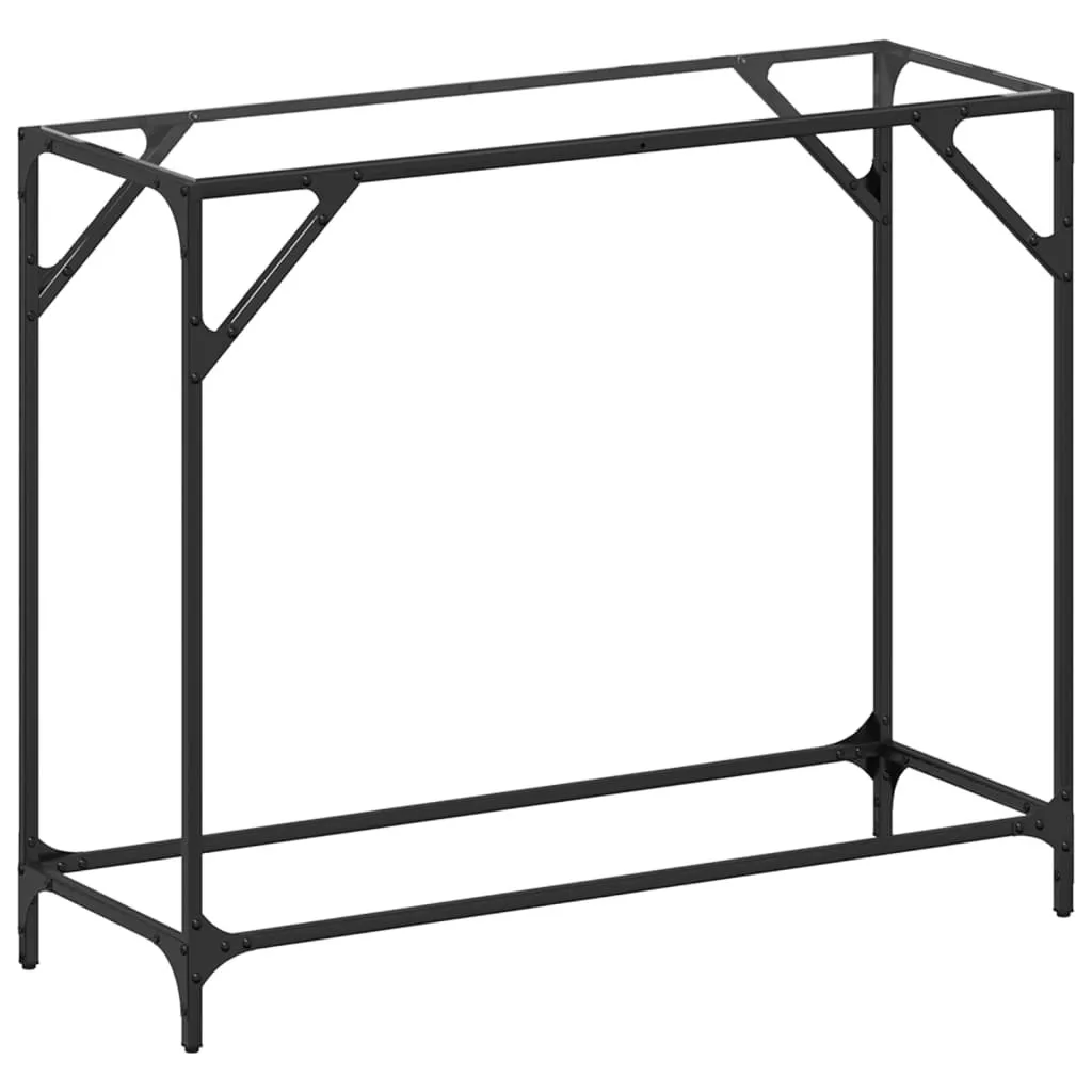 Consolle Salvaspazio Vetro e Acciaio 98x35x81 | Perfetta per Smart Home