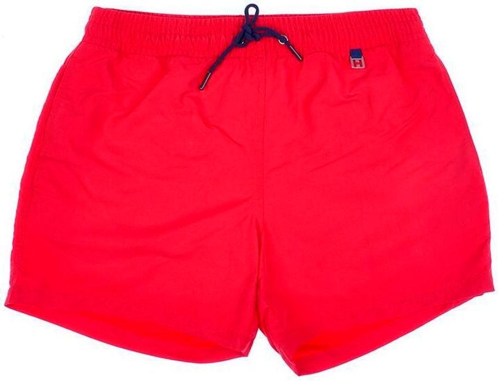 HOM Herren Badehose Beach Boxer Invisible Swim Red