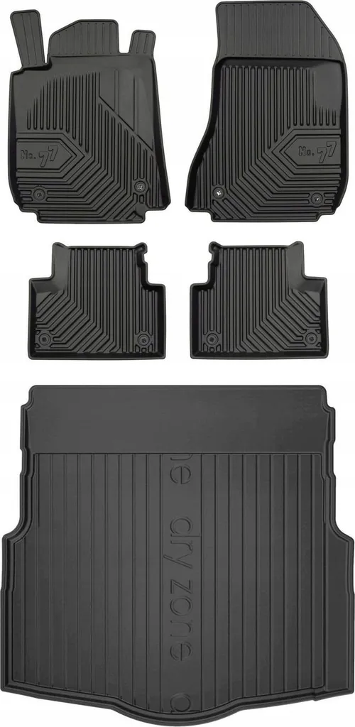 SET 77 Tappetini in gomma e tappetini ALFA ROMEO 159 Station wagon 2005-2011