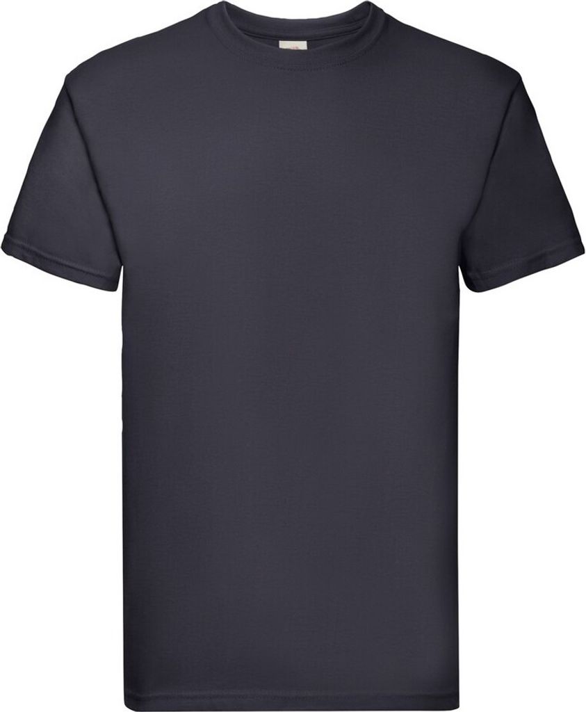 Fruit of the Loom - "Super Premium" T-Shirt für Herren RW9086 (XXL) (Dunkles Marineblau)