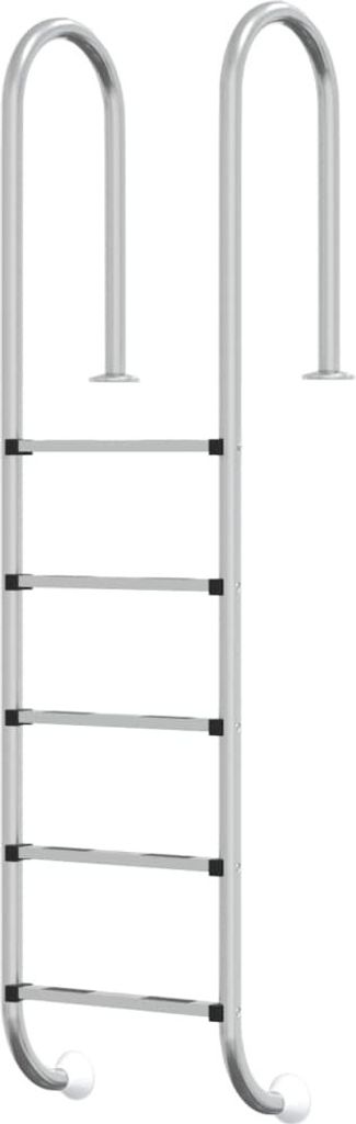 vidaXL Échelle de piscine 54x38x211 cm Acier inoxydable 304 Image du produit 
