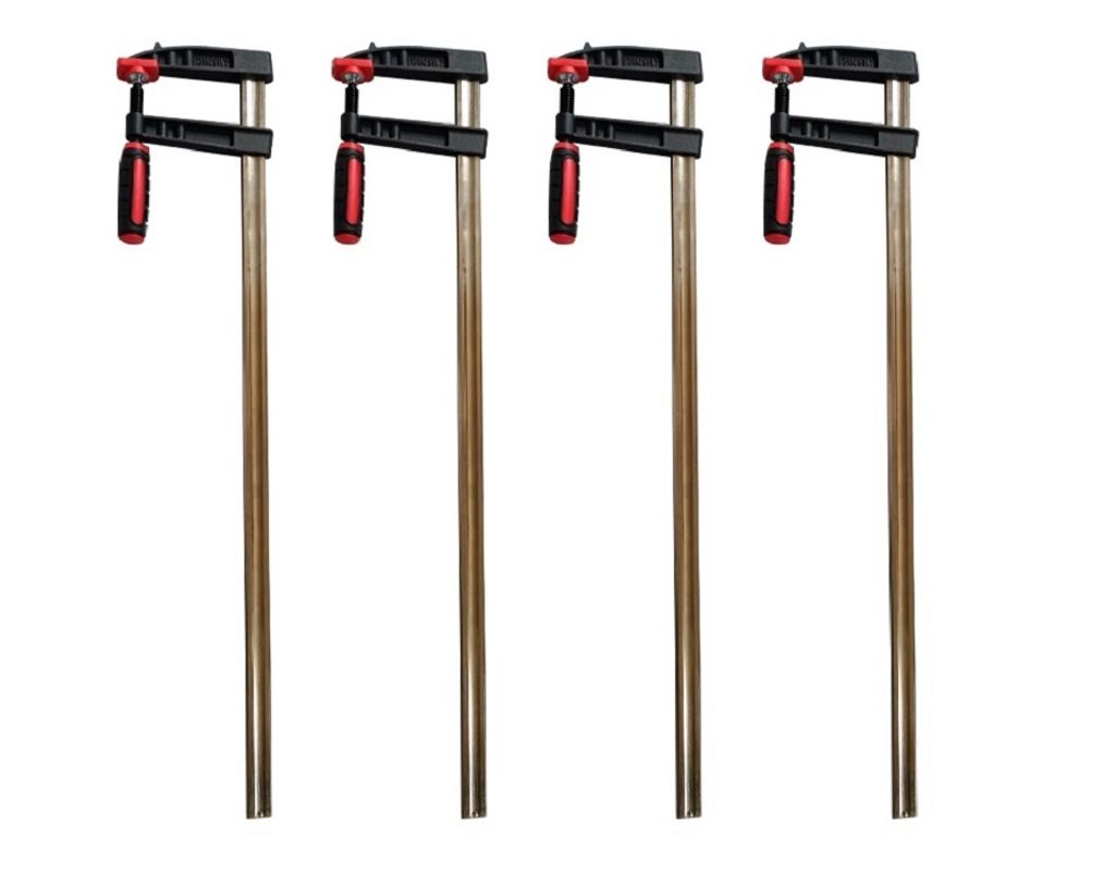 4x Profi Schraubzwinge 300x80 Zwinge Leimzwinge Klemmzwinge Temperguß