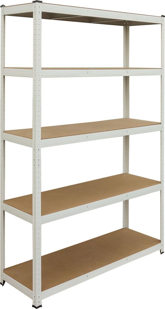 Étagère robuste Relaxdays, H x l x P : 200 x 120 x 40 cm, Image du produit 