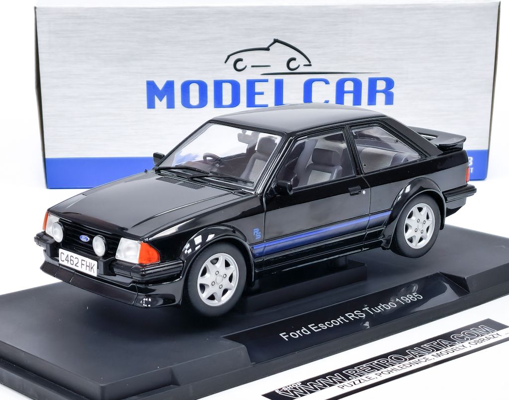 Ford Escort MK III (1985) czarny MCG 1:18 Zdjęcie produktu 