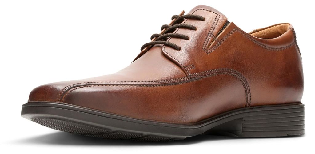 Clarks Tilden Walk, bruine leren veterschoenen, maat 40 Productafbeelding 