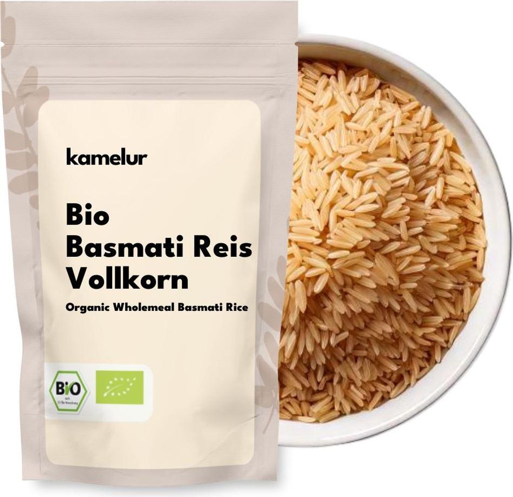 Kamelur® Bio Basmati Reis Vollkorn 1 kg Produktbild 