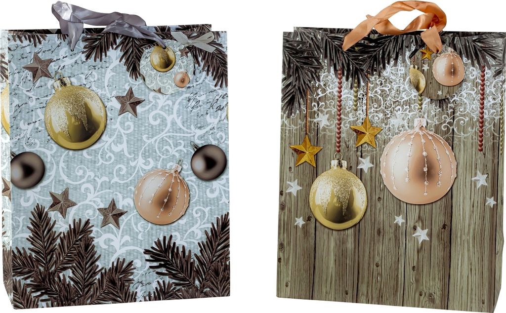 Moderne Geschenktüten Weihnachten Merry Christmas Produktbild 