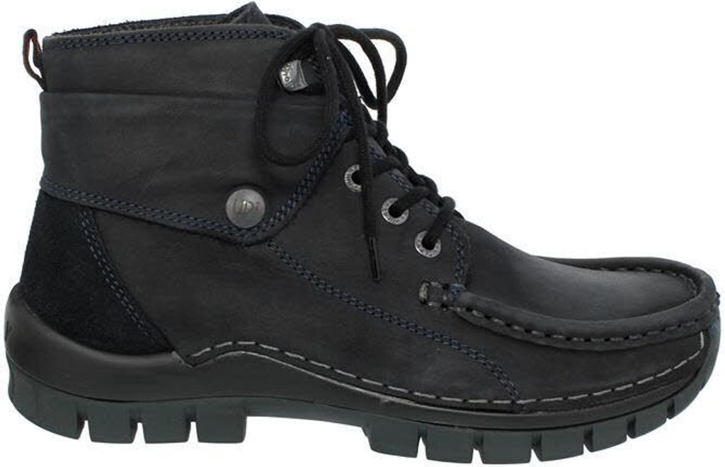 Wolky JUMP WINTER Bootie, Oiled nubuck, Blue, 0472516-800 44