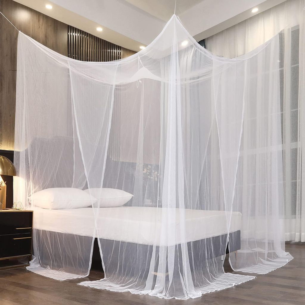 Moskitonetz für Doppelbett Einzelbett 210x190x240cm Produktbild 