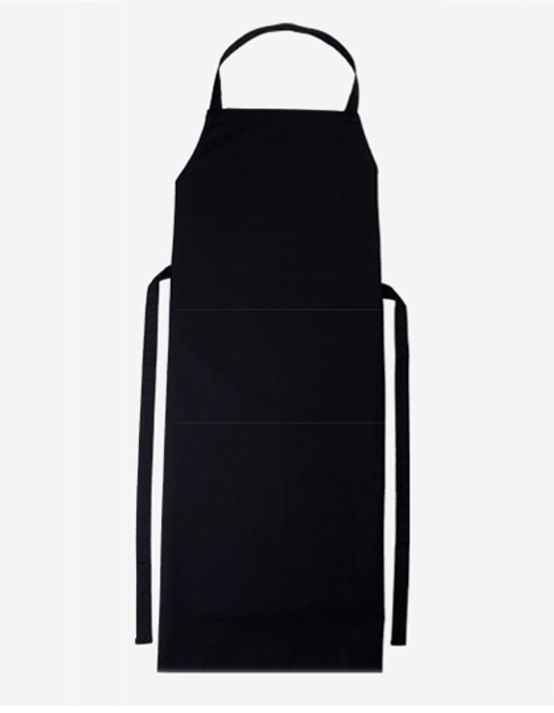 CG Workwear 00130-01 | Latzschürze Verona 110 x 75 cm - Waschbar bis 95 °C - Farbe: Black - Größe: 110 x 75 cm