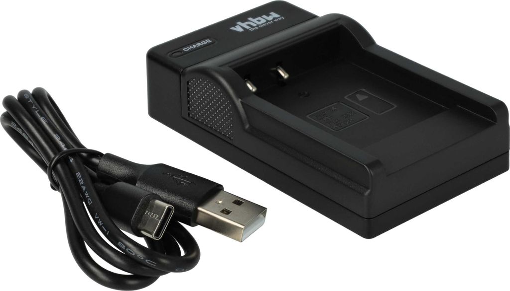 vhbw USB-C Ladegerät kompatibel mit Sony Cybershot Produktbild 