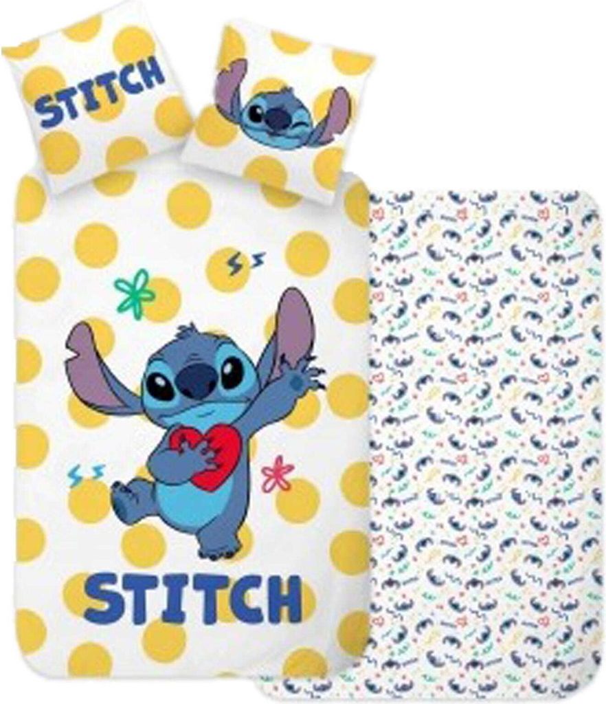 Pościel dziecięca Disney Lilo i Stich Dots 100x135 Zdjęcie produktu 