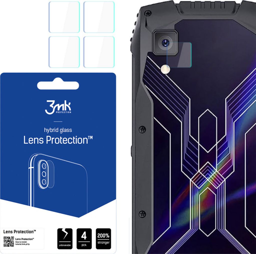 3mk Hybridglas Lens Protection für Cubot King Kong Mini 3 Kamera Objektiv Kameralinse 6H (4 Stück)