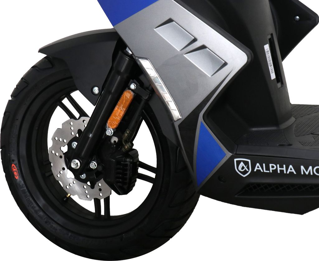 Motorroller Mustang FI 50 ccm 45 kmh EURO 5 blau-grau Produktbild 11