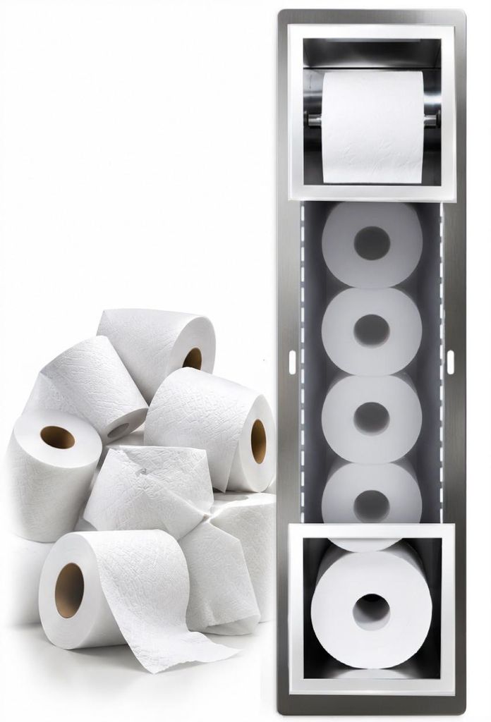 BADLAND Unterputz Wandnische Toilettenpapierhalter WALL BOX Produktbild 