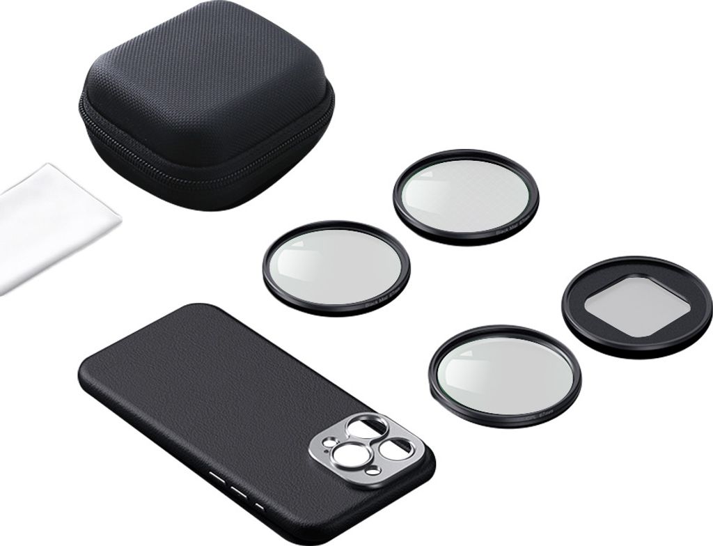 67-mm-Telefonobjektivfilter-Set inklusive CPL-Filter + Astralfilter + Schwarznebelfilter + 67-mm-Magnetadapterring + Handyhuelle-Ersatz fuer iPhone...