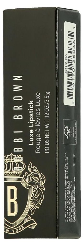 Bobbi Brown Luxe Lipstick, Bruin, Bahama Brown, 1 kleur, Productafbeelding 