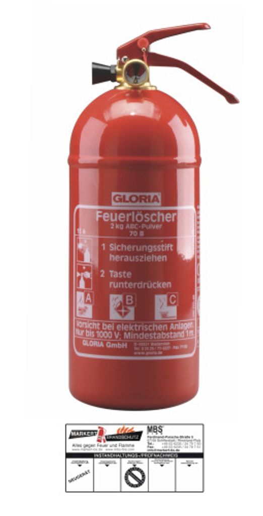 3x 6kg ABC Pulverlöscher Mit Halterung - Professioneller Brandschutz Für Zuhause & Büro