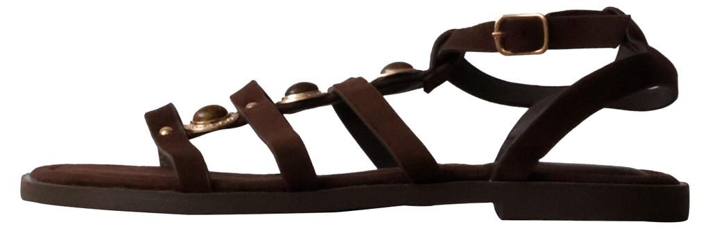 Joalice Flache Riemchensandalen