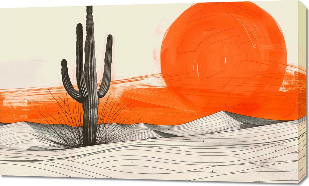 Bild 100x60cm Saguaro-Kaktus