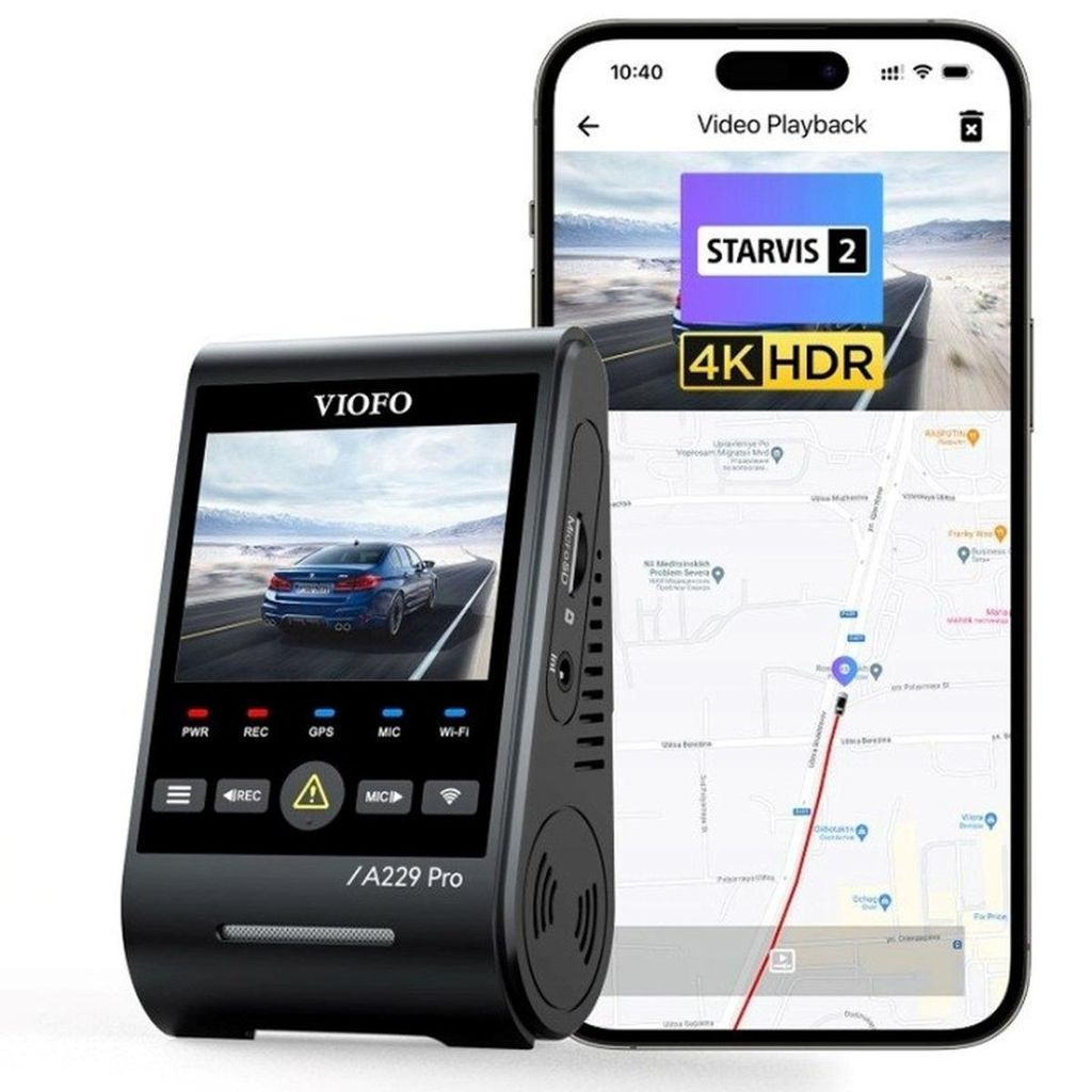 VIOFO A229 PRO 1CH-G GPS video recorder Immagine del prodotto 