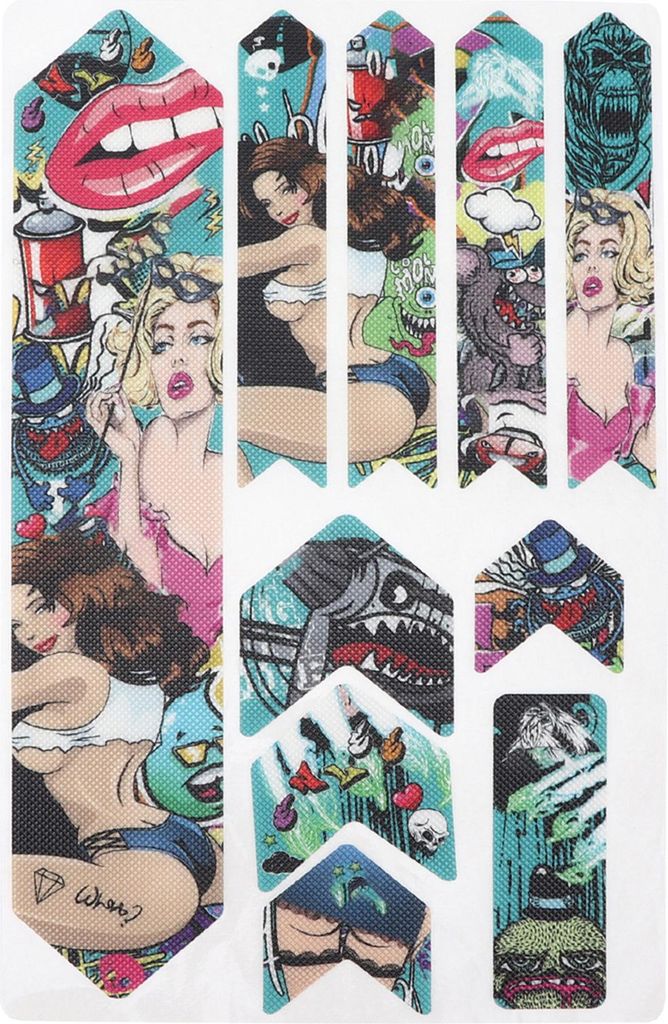 Enlee Mountain Bike Frame Antiscratch wasserdichtes Schutzaufkleber Paster Guard Abdeckung