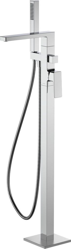 Avapax | Badewannenarmatur - Chrom Glänzend - Duschset - Freistehend - Badezimmerarmatur