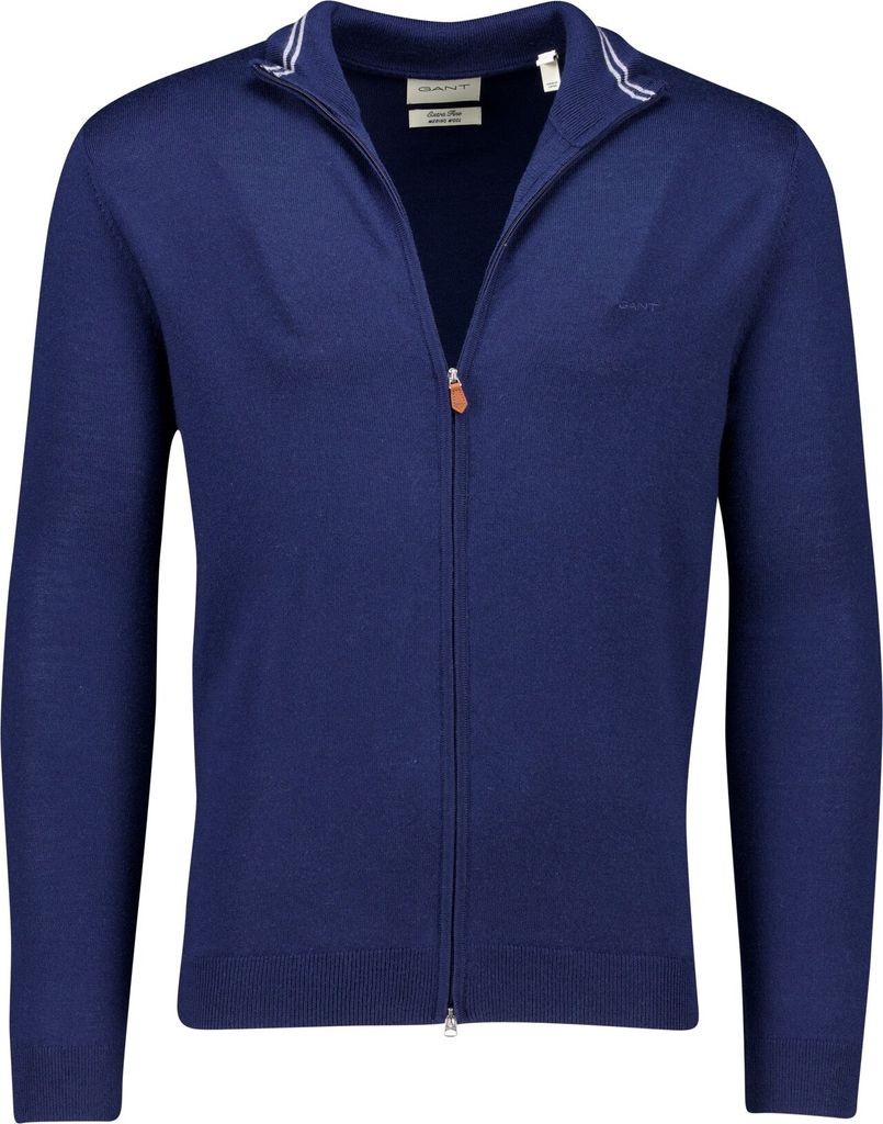 Gant Weste blau Wolle