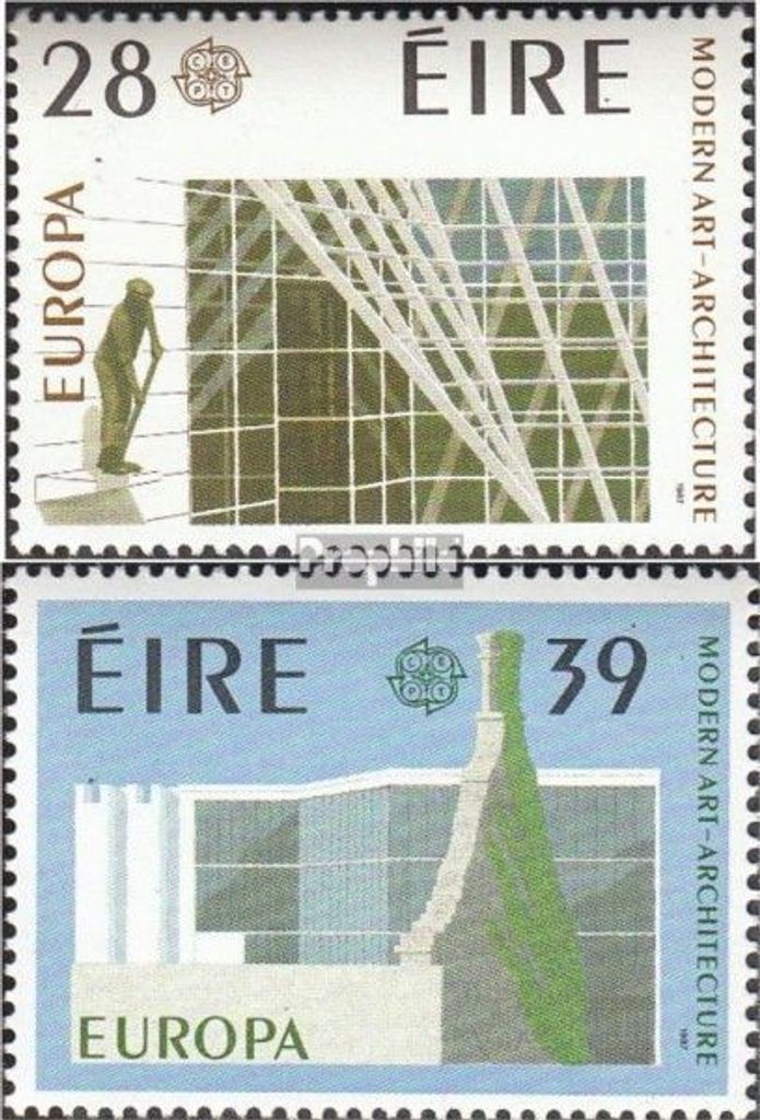 Briefmarken Irland 1987 Mi 623-624 (kompl.Ausg.) postfrisch Architektur