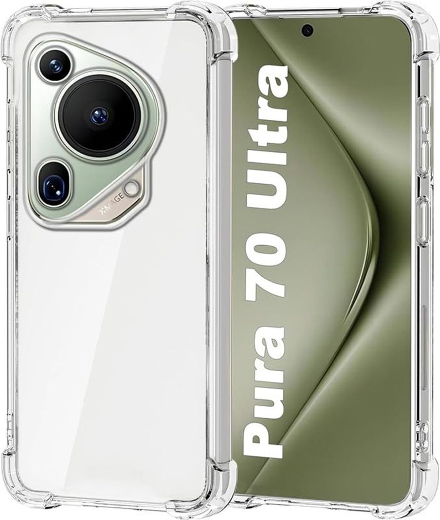 Techsuit Shockproof Back Cover Hülle für Huawei Pura 70 Ultra - Transparent