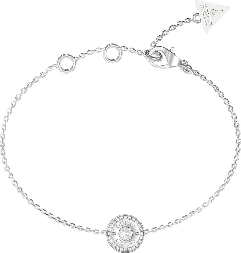 Damen Silber Guess Zirkonia Kreis Armband