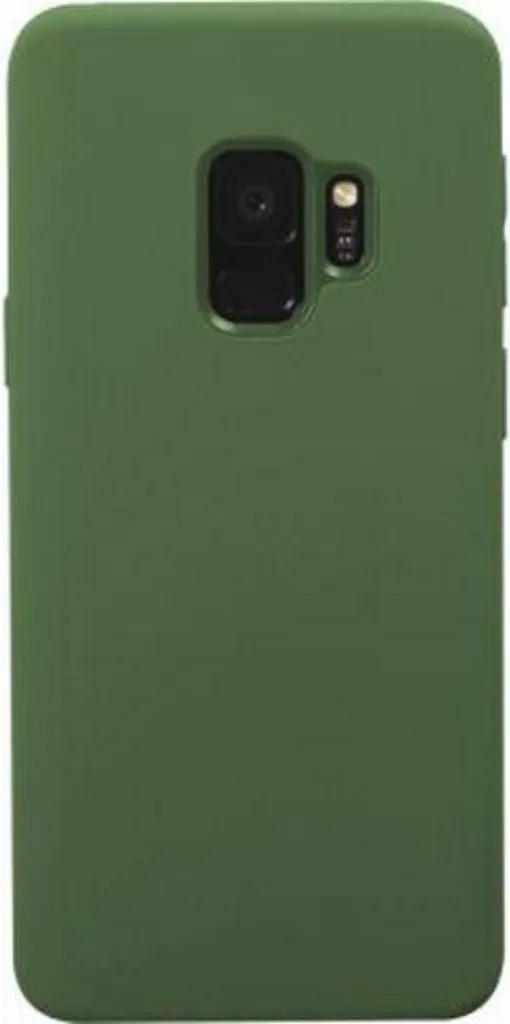 Protection Silicone Galaxy S9 Soft Touch Olive - Coque Fine et Mate