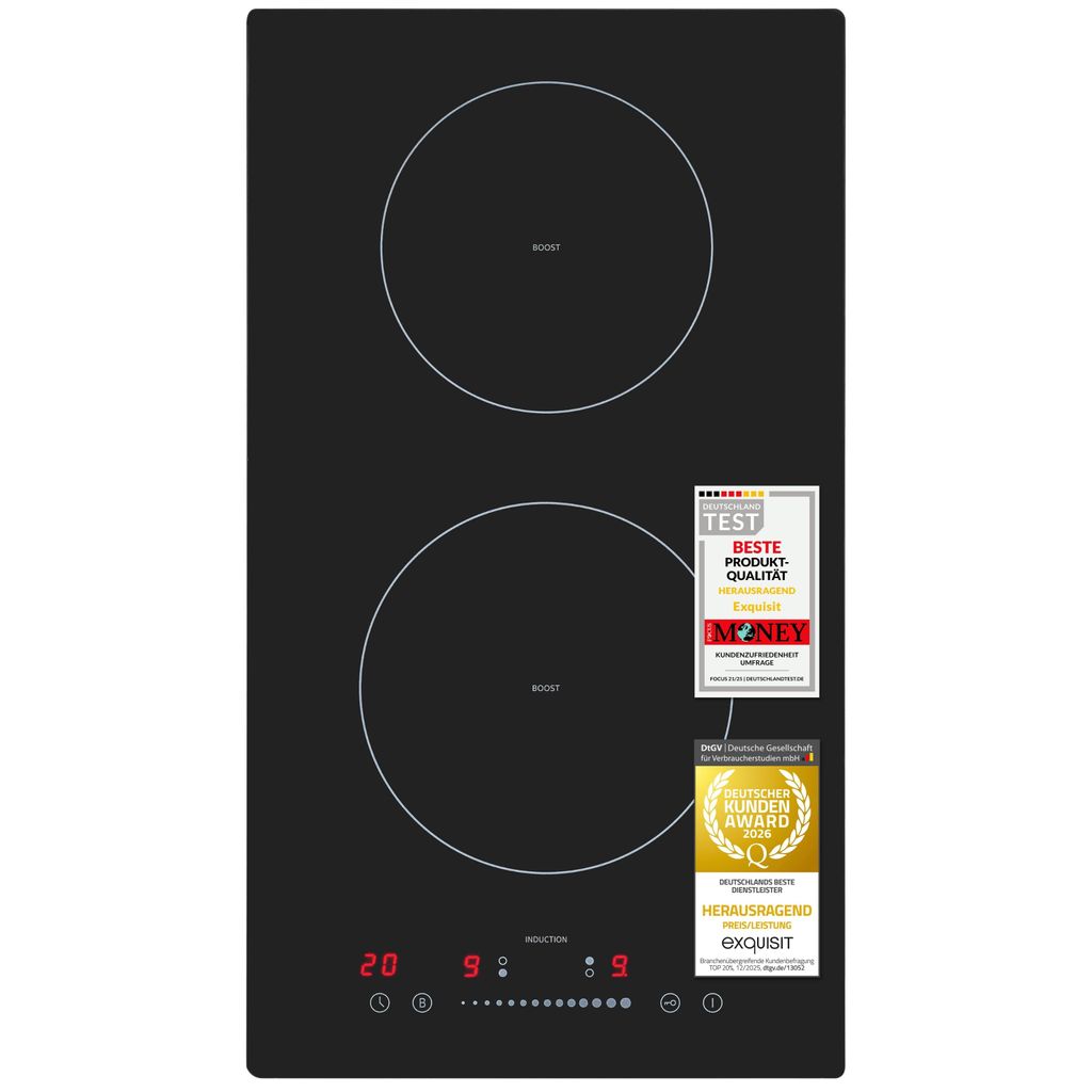 Induktionskochfeld | EKI300-490 | 2 Induktionskochzonen | Produktbild 