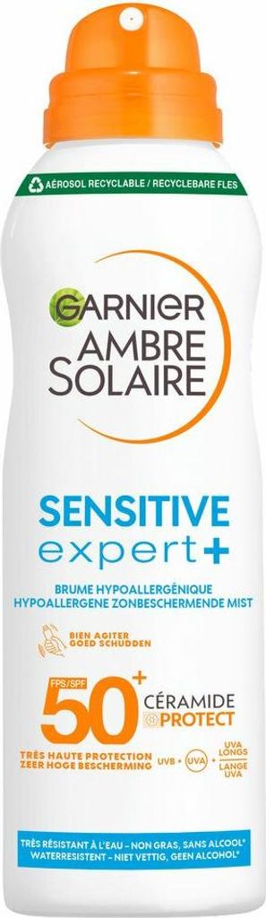 Garnier – Ambre Solaire – Sprühnebel – Sensitive Expert+ – Lichtschutzfaktor 50+ – 150 ml - 1 Stück