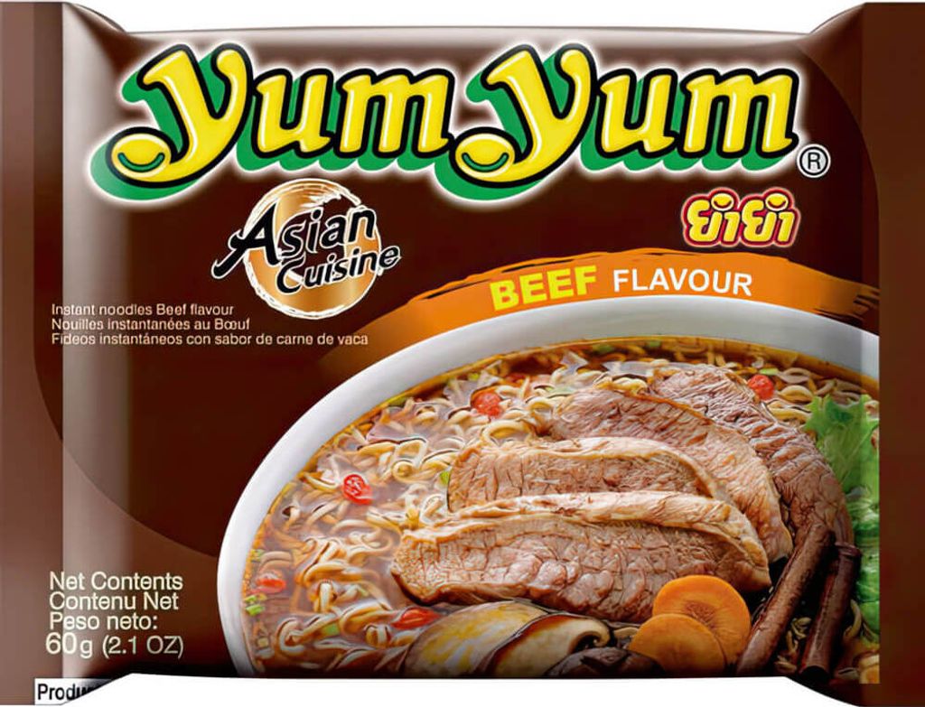 YumYum Instantní asijská polévka s hovězí příchutí 60g Obrázek produktu 