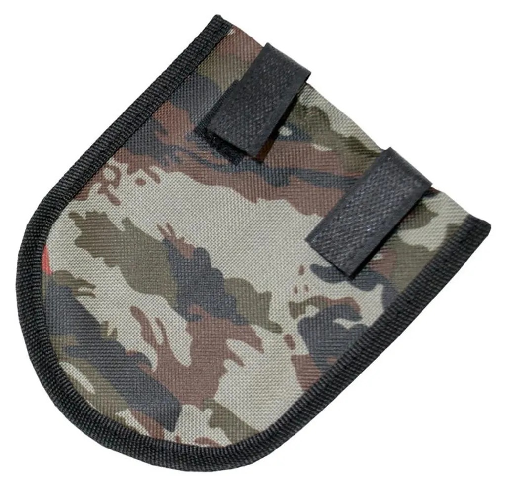 Pelle de survie robuste avec lame dentelée et manche antidérapant 60cm