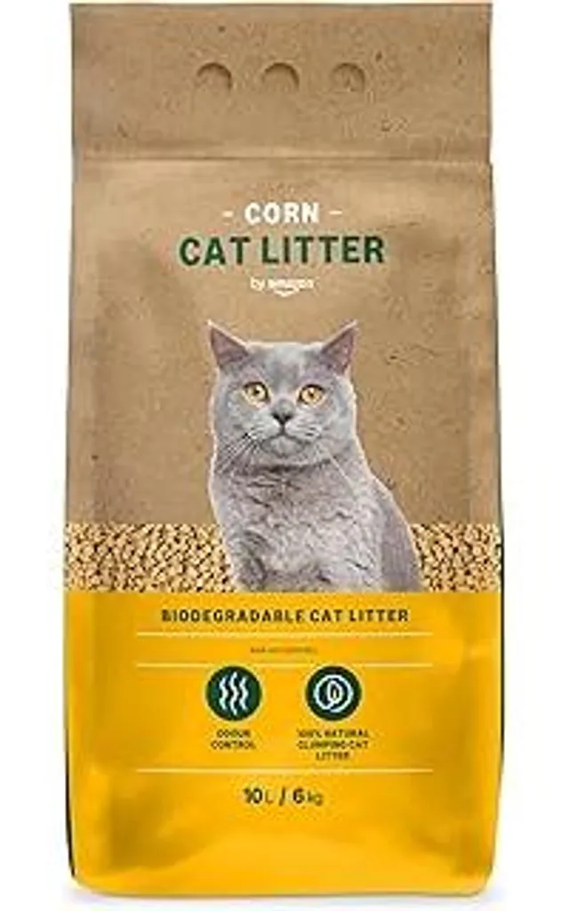 Lettiera agglomerante per gatti al mais, 10 L (confezione da 1) (Precedentemente un marchio Lifelong, stesso prodotto)