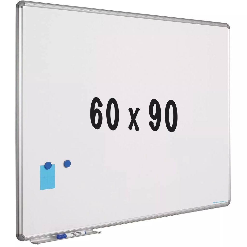 Whiteboard Perkins - Emaillierter Stahl - Weiß - Magnetisch - 60x90cm