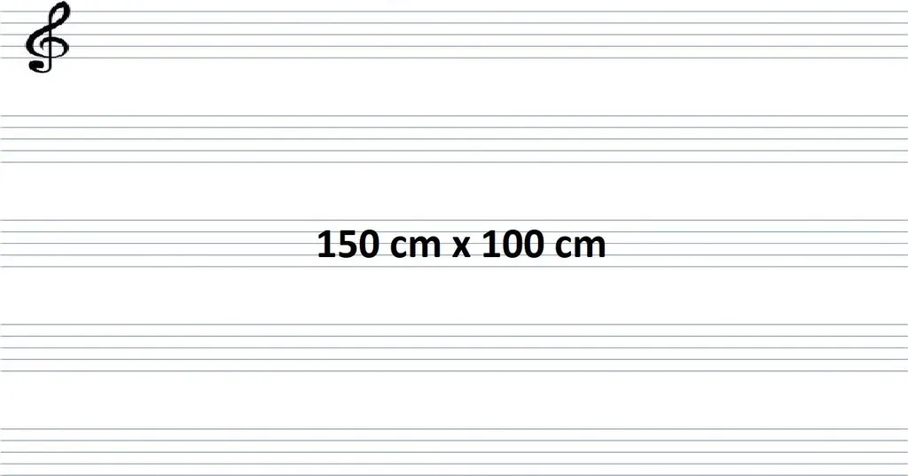 Châssis pour tableau blanc magnétique 150x100 cm STAFF - Pied de fixation