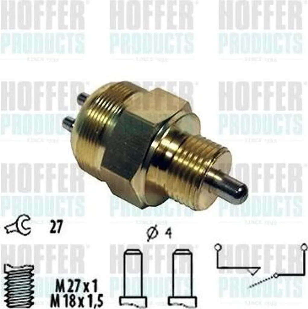 Interruttore Retromarcia Hoffer 3600028 compatibile Sprinter OE 93155716 - 1