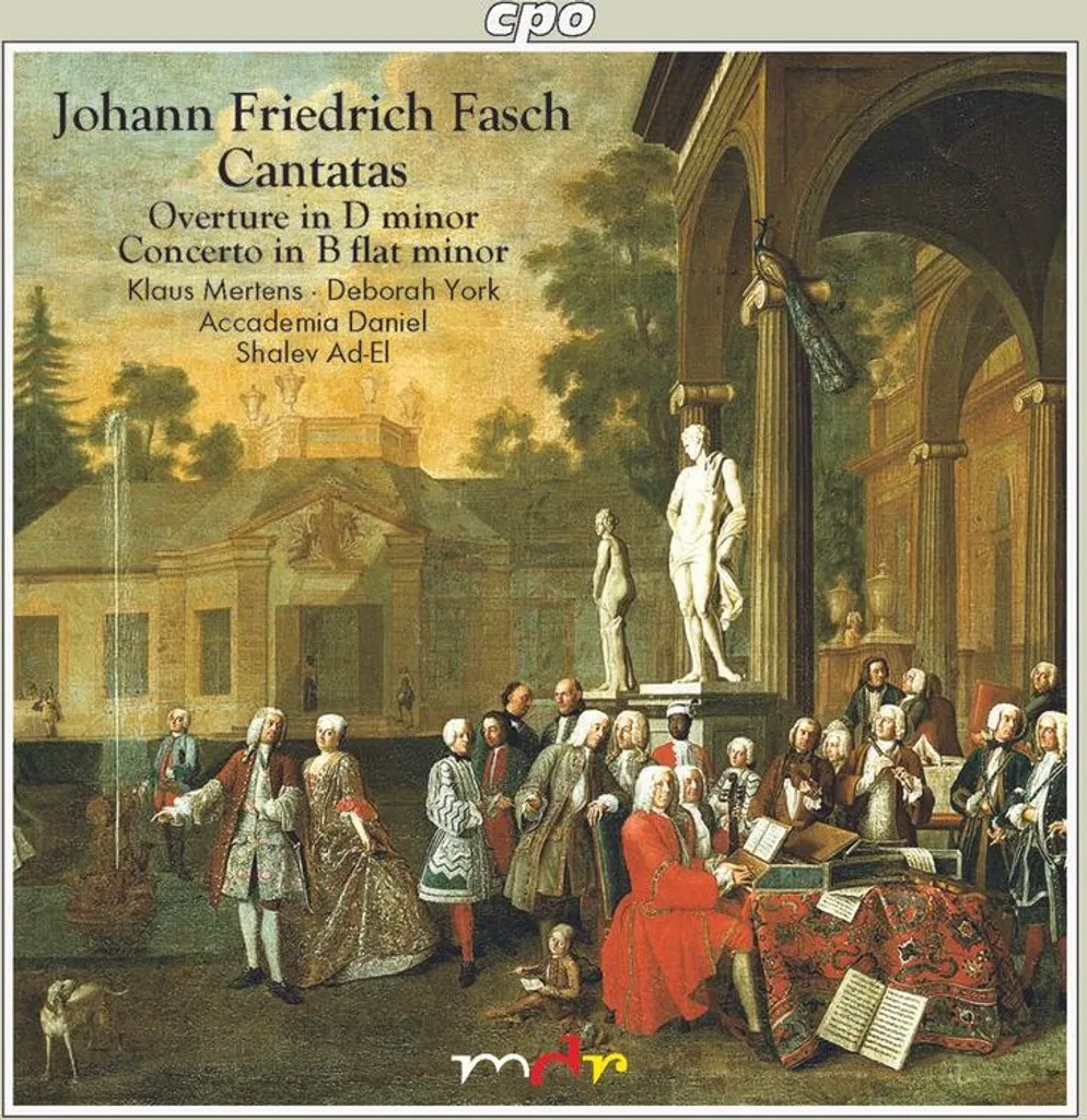CD Fasch Cantates raretés baroques introuvables en streaming web