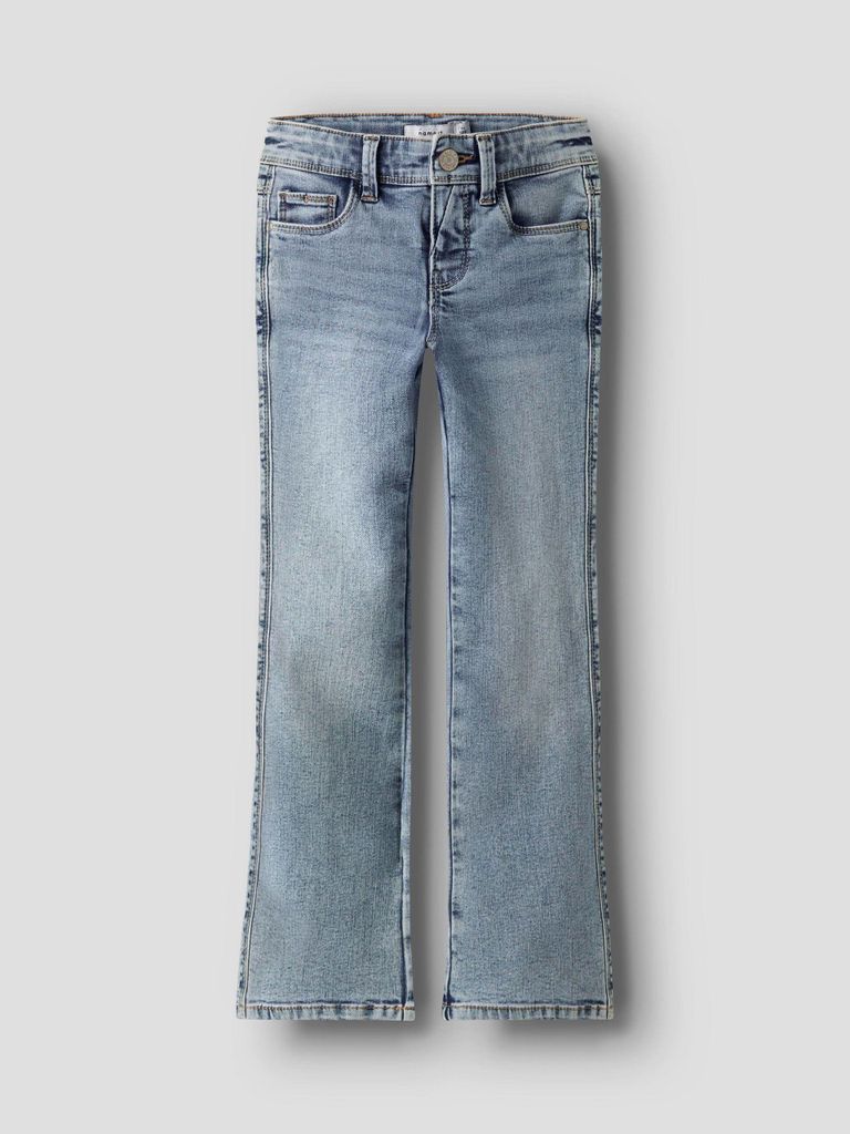 Name it-NKFPOLLY SKINNY BOOT JEANS 1142-AU NOOS-Light Blue Bleached Denim 122